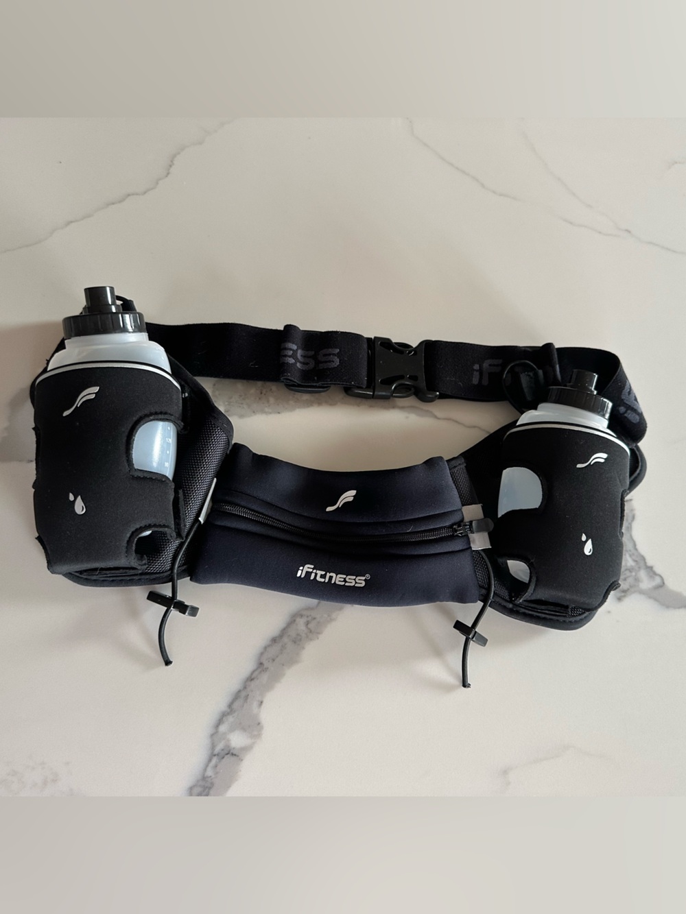 iFitness Black Running Hydration Belt